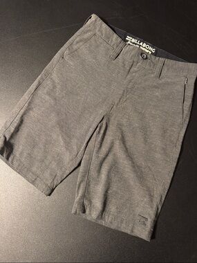 Billabong Youth Charcoal Gray Flat Front Shorts